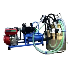 Single Bucket Milking Machine 180 LPM with 0.75HP Motor and 6.5HP Engine