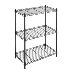 Rackwell 36 x 30 x 15 Inch 3 Shelves Mild Steel Adjustable Boltless Rack For Multipurpose Uses