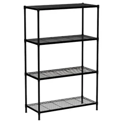 Rackwell 36X15X60 Inches 4 Shelves Mild Steel Adjustable Boltless Rack For Multipurpose Uses