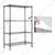 Rackwell 36X15X60 Inches 4 Shelves Mild Steel Adjustable Boltless Rack For Multipurpose Uses