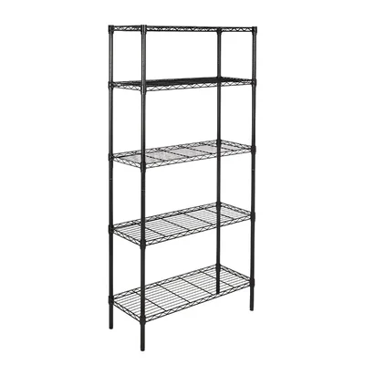 Rackwell 36X15X72 Inches 5 Shelves Mild Steel Boltless Adjustable Multipurpose Rack