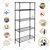 Rackwell 36X15X72 Inches 5 Shelves Mild Steel Boltless Adjustable Multipurpose Rack