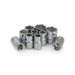 Kapson 25mm Chrome Vanadium 1/2" Square Drive Metric Hex Socket for Heavy Duty Industrial & Machine Repair (Pack of 10) KLS-25