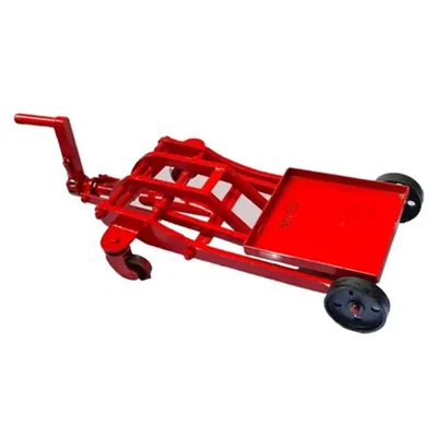 Driger 25 mm Gear Box Trolley Jack With 785 mm Maximum Height With 1 Year Warranty