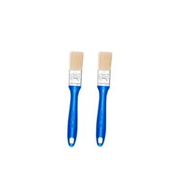 Wadfow 2 Pcs 25 mm Paint Brush for Oil Based Paint with Plastic Handle and 38 mm Bristles (WPB1901)