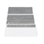 SMART PACK 25MM Rubber Type Letter Set for Handy Coder Stamping Machine