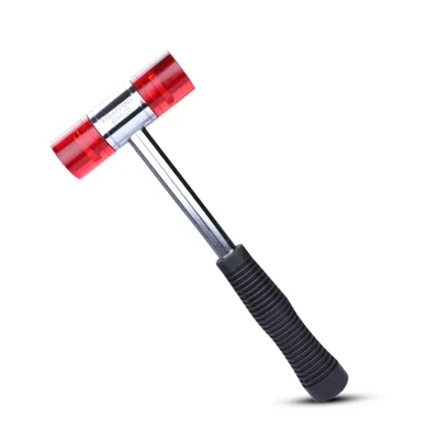 Freemans 25mm Soft Face Acetate Mallet Hammer with Non-Slip Rubber Grip Handle for Metal Bending and Tile Fitting, SFH25
