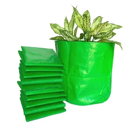 Siddhi 350 GSM 15 x 15 inch HDPE Grow Bag for Garden, Nursery (Pack of 25 pieces)