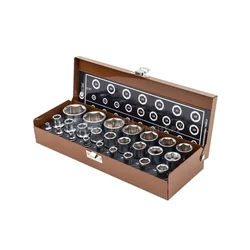 FORSTIME 25 Piece ½″ Drive CR‑V 8 to 32 mm Impact Socket Set – Metric in Durable Case (FT‑50121I)