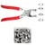 Premium Quality Snap Button Fastener Kit with Pliers Tool - 25 pcs Stainless Steel Snap Kit with Storage Box