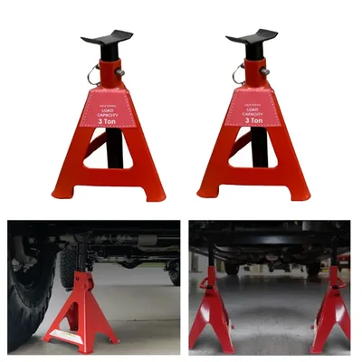 Premium Quality 3 Ton Axle Stand With 400 mm Maximum Lifting Height (Pack Of 2 Pcs)