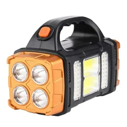 Gramstrong Multifunctional Waterproof Solar Portable Handy Flashlight with USB Charging for Outdoor & Everyday Use