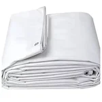 ZN Global 25 feet x 30 feet Nylon Fabric, PVC Coated, UV Protected, Waterproof Tarpaulin Sheet