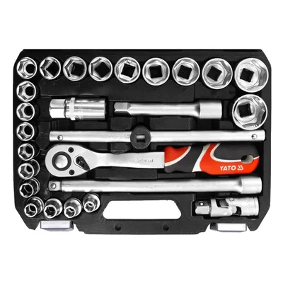 YATO 26 Pcs 1/2 inch Socket Tool Set (YT-38752)