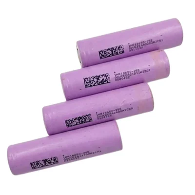 Premium Quality Refurbished 2600mAh 3.7V Cylindrical Pink Li-ion Cell for Battery Pack Assembly INR18650-26E (Pack of 100)