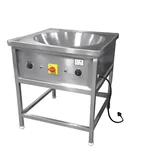 Commercial 26 Inches  Square Electric Kadai Standing Type, SS Body