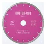 Oxi Power 26" Butter Cut Pink Diamond Blade for Granite cutting 50mm Bore Silver Brazed Saw Blade 2221