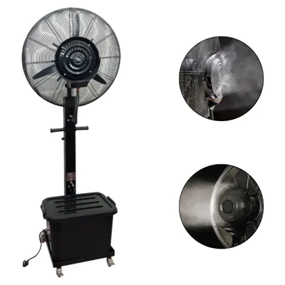 Mist India 26 Inches Mist Fan With 35 Liters Water Tank, 3 Blades & 90 Degree Oscillation 