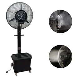 Mist India 26 Inches Mist Fan With 35 Liters Water Tank, 3 Blades & 90 Degree Oscillation 