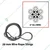 National 26 mm 2 Meter Wire Rope Sling,6x36 IWRC, Single Leg For Lifting, Rigging, and Material Handling