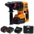 XLNT 26mm 21V Cordless 3-Mode Function, 2.2J Impact Energy Rotary Hammer With Battery & Charger, 0-1200 RPM (XTCRH 131)