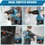 Heavy Duty 26mm 21V Cordless Brushless 3-Mode Function Rotary Hammer With Battery & Charger, 0-1200 RPM