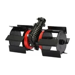 Heavy Duty Premium Gear 26 mm Flat Weeder Attachment For Brush Cutter