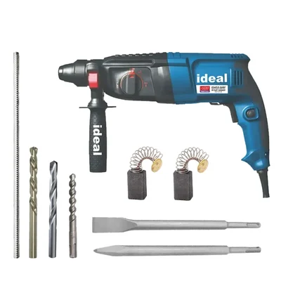 Ideal 26 mm Hammer Drill, 800 W & 900 RPM With Accessories (ID HD2-26RF)