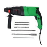 Premium Quality 26 mm Rotary Hammer Drill Machine With 5 Pcs Accessories, 800 W & 1100 RPM