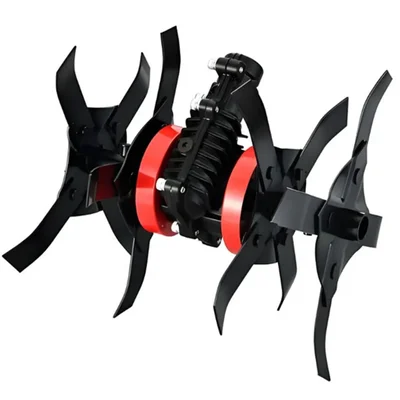 Heavy Duty Premium Gear 26 mm Round Tiller Attachment For Brush Cutter