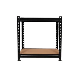 Keepwell 27 x 24 x 12 Inch 2 wooden Shelf  Boltless  Multipurpose Storage  Rack