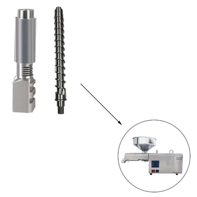 Squeeze Screw and Bar for Commercial Mini Multi Oil Seeds Press Machine 1200W, 8 to 10 Kg/hr
