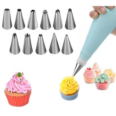 Premium Quality 24 pcs Cake Decor Nozzle Set for sugar crafting and icing