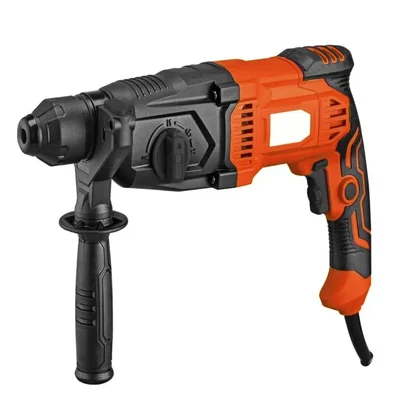 Premium Quality 28 mm 1500 Watt 3-Operation Mode Function Rotary Hammer Drill Machine With Drill Bits & Chisel, 0-850 RPM