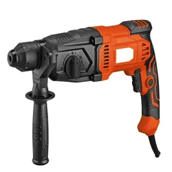 Premium Quality 28 mm 1500 Watt 3-Operation Mode Function Rotary Hammer Drill Machine With Drill Bits & Chisel, 0-850 RPM