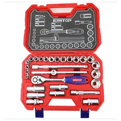 EMTOP 28 Pcs 1/2-inch Dr. Socket Set (ESKT12281)