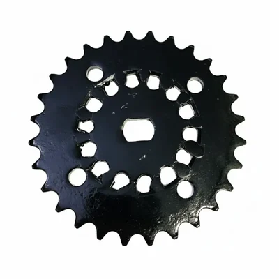 28 Teeth E-Bike & E-Rickshaw BLDC Gear Motor Chain Sprocket, 420 Chain Compatible, 28 Tooth Steel Sprocket 