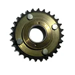28 Teeth Freewheel Split-Type Chain Sprocket for E Rickshaw & Tricycle, 116mm Diameter, Tempered Alloy Steel