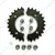 28 Teeth Half Cut Split Type Chain Sprocket Pinion for E-Rickshaw & Electric Vehicles (116mm, Tempered Alloy Steel)