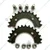 28 Teeth Half Cut Split Type Chain Sprocket Pinion for E-Rickshaw & Electric Vehicles (116mm, Tempered Alloy Steel)