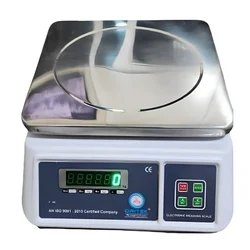 Oritek 290x230mm ABS Digital Table Top Weighing Scale, 3 kg Capacity with 1 Year Warranty