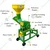 3 in 1 Semi-Automatic 2D Chaff/Grass Cutter, Flour Mill & Pulverizer, 1500 to 2000 Kg/hr Without Motor