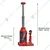 Titan 2 Ton Iron Red Double Lift Hydraulic Bottle Jack for Hatchback cars, Taxi - 325 mm Maximum Lifting Height (6 Months Warranty)
