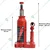 Titan 2 Ton Hydraulic Bottle Jack for Hatchback Cars and Taxis - 305 mm Maximum Lifting Height (6 Months Warranty)