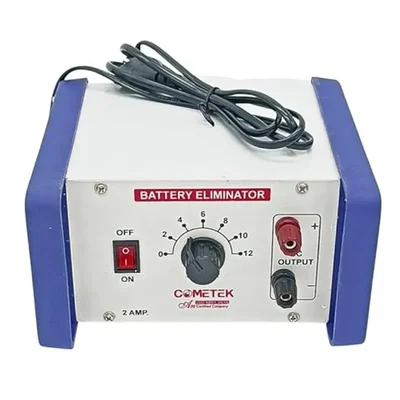 Battery Eliminator 0–12V, 2 Amp Non-IC Regulated Ideal for Lab Power Supply Ideal for School and Lab Use