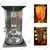 Commercial SS Table Top Double Burner Gas Shawarma Machine with Rotating Rod