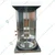 Commercial SS Table Top Double Burner Gas Shawarma Machine with Rotating Rod