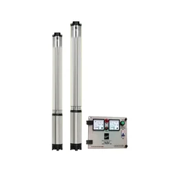 Kirloskar 2HP 16 Stage(4 inch) 1Ph Water Cooled Submersible Pump With CP, 427ft Head - 1 Year Warranty (KS4C-2016 - CP) 