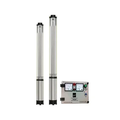 Kirloskar 2HP 30 Stage(4 inch) 1Phase Water Cooled Submersible Pump With CP, 689ft Head (KS4AN-2030 CP)- 1 Year Warranty