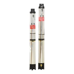Kirloskar 2HP 10 Stage(4 inch) Three Phase Water Cooled Submersible Pump, 210ft Max. Head - 1 Year Warranty (KS4HF-2010)